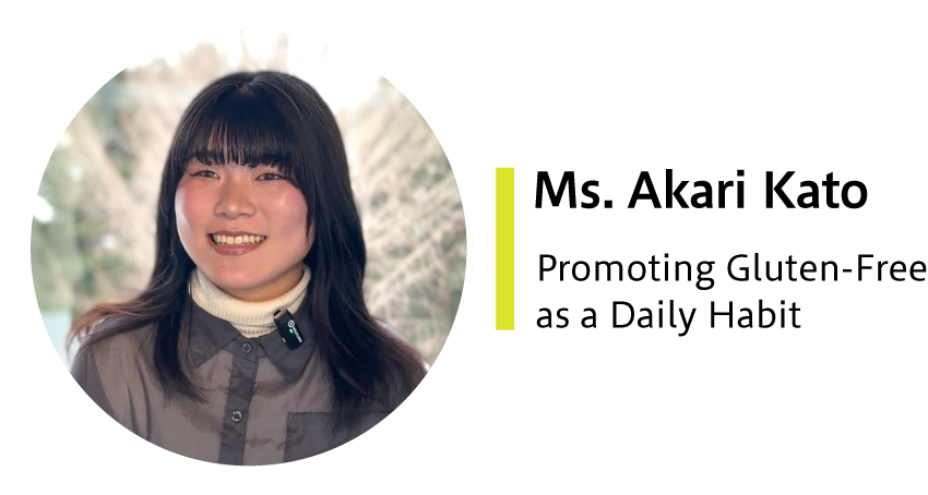 Ms. Akari Kato Promoting Gluten-Free as a Daily Habit